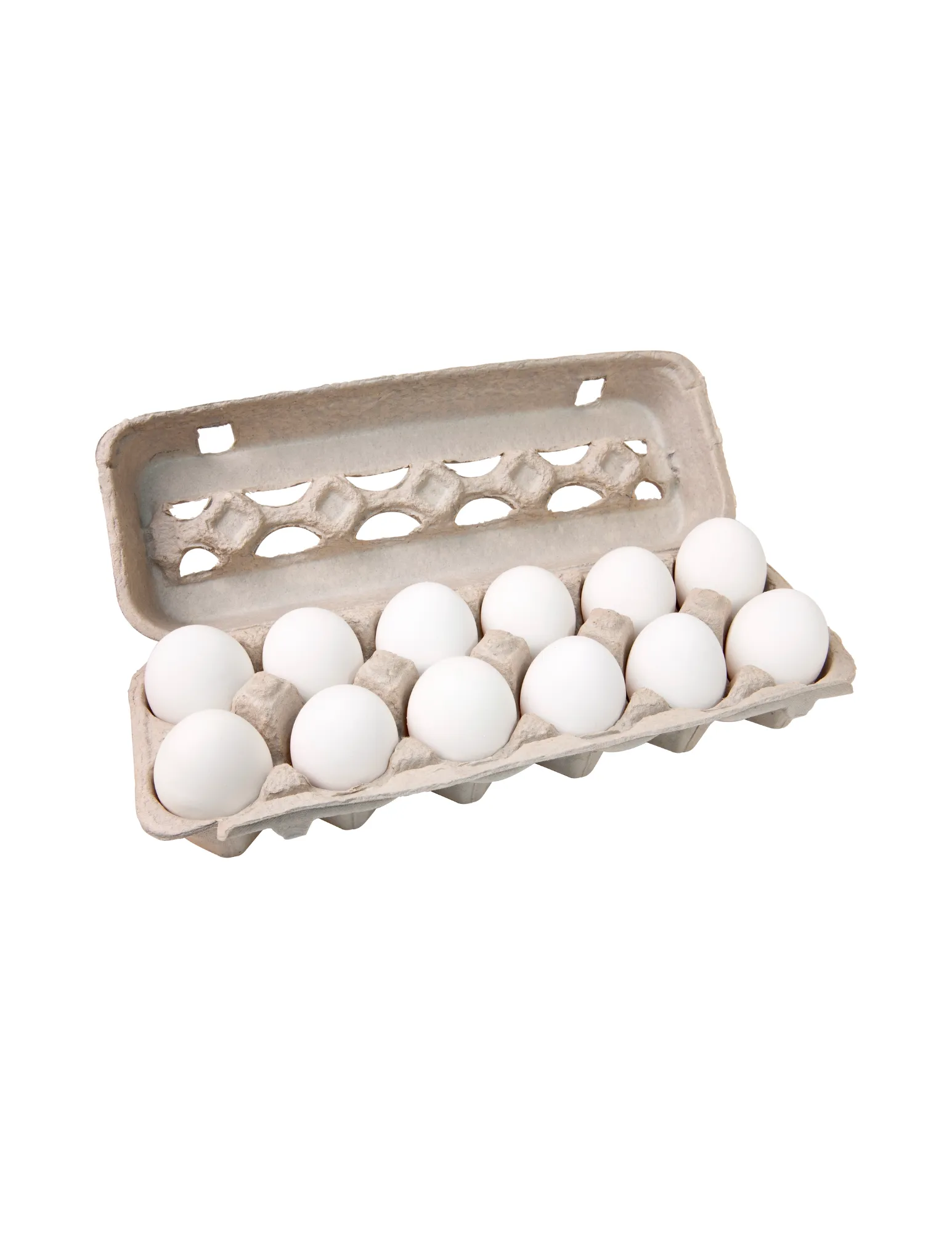 12 eggs - Medium white Carton -