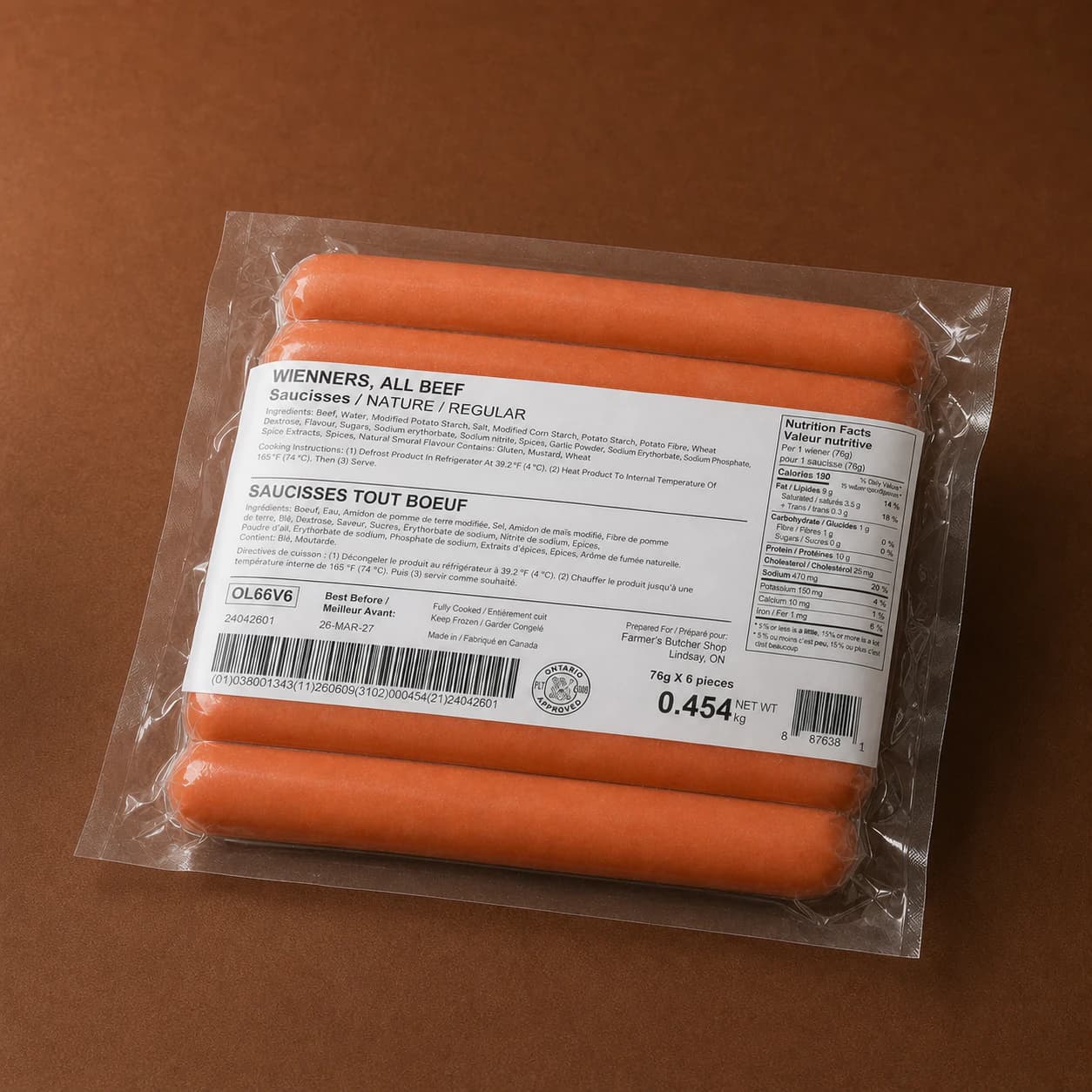 All Beef Hot Dogs