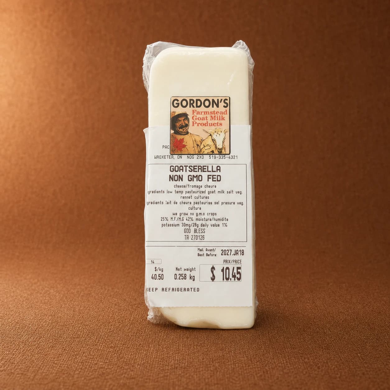 Goatserella - Gordons Goat Cheese