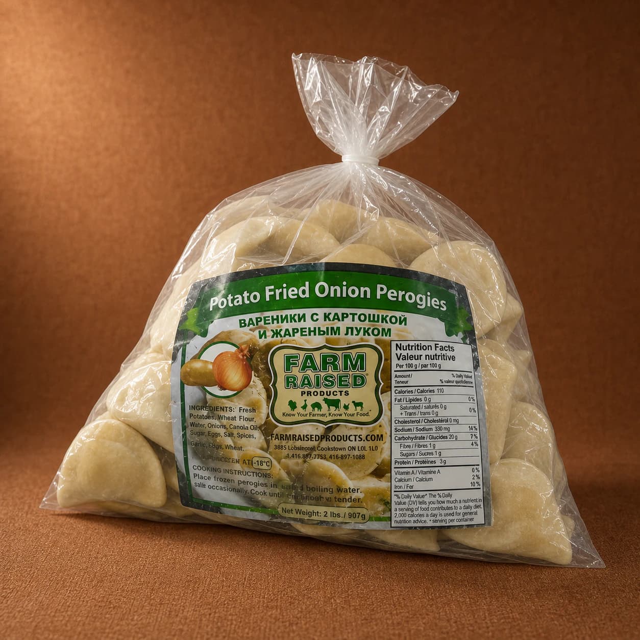 Potato Fried Onion Perogies