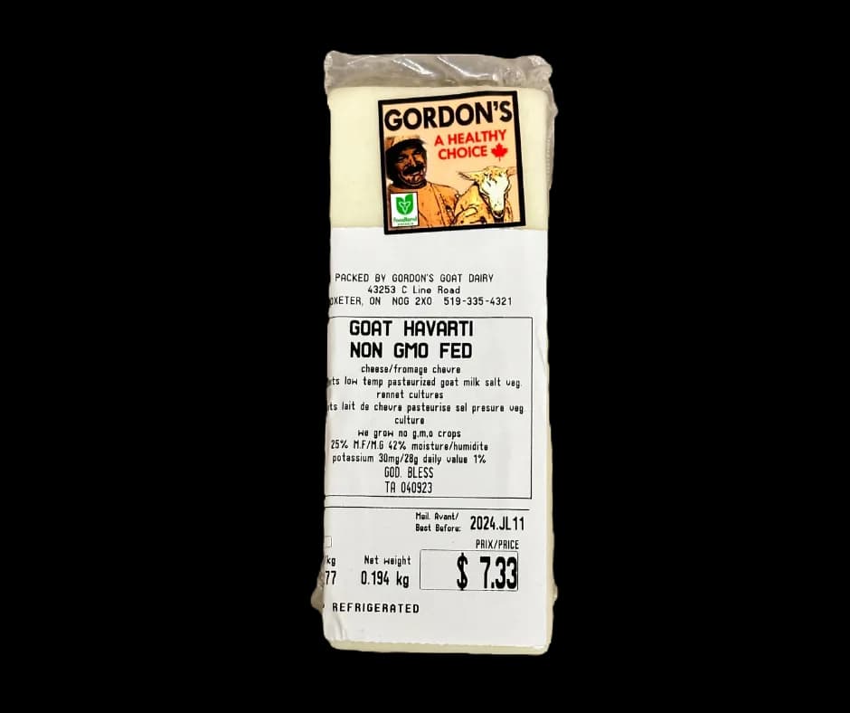 Havarti - Gordons Goat Cheese