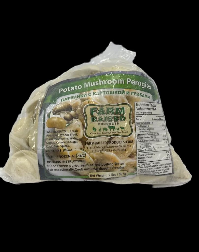 Potato Mushroom Pierogies